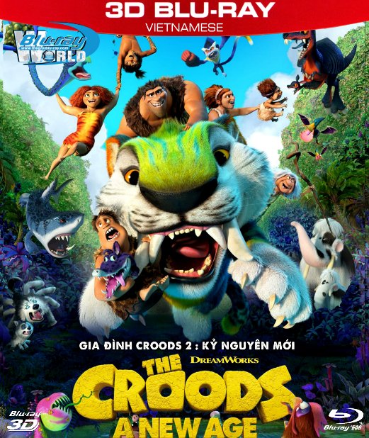 Z301. The Croods 2 : A New Age - Gia Đình Crood 2: Kỷ Nguyên Mới 3D50G (TRUE- HD 7.1 DOLBY ATMOS)